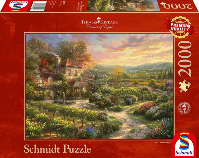 Puzzle Schmidt casa de lângă vie 2000 piese