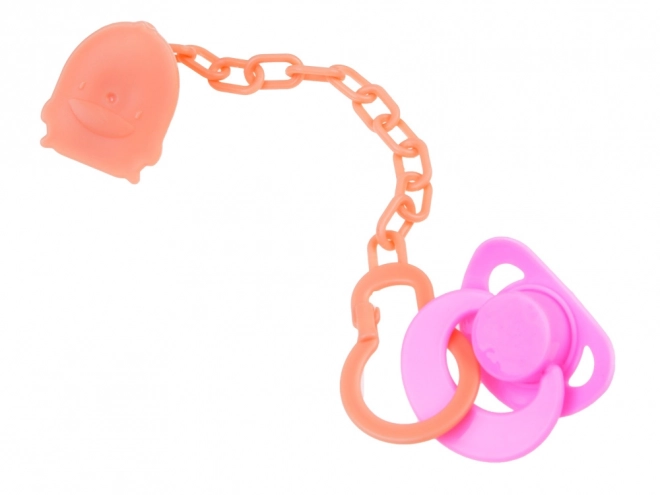 Păpușă interactivă bebeluș 45 cm pentru fetiță set roz