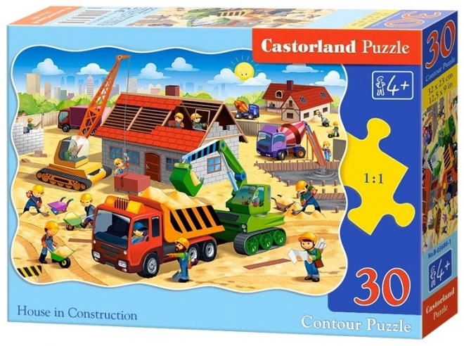 Puzzle casa în construcție 30 de piese