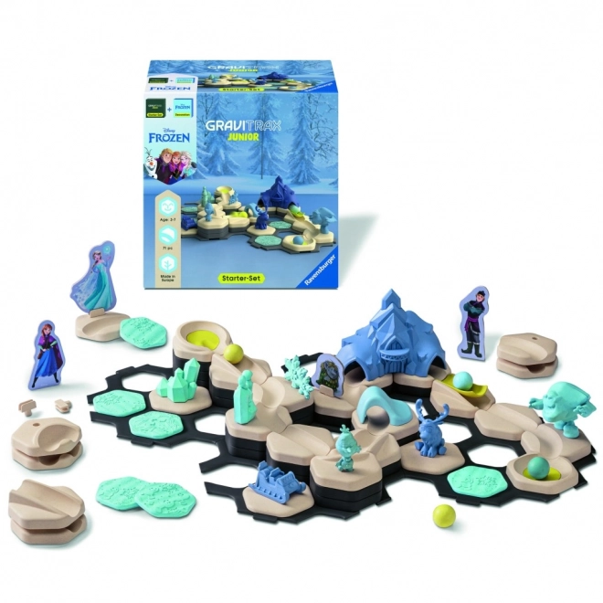 Set de bază GraviTrax Junior cu Disney: Regatul de Gheață