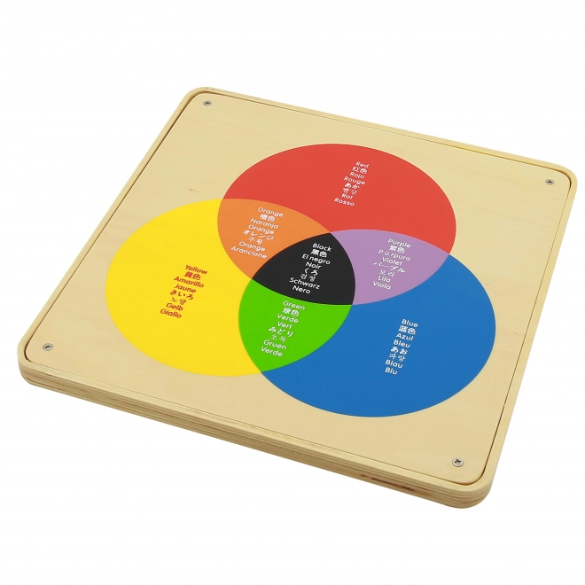 Tabla educațională cu oglindă colorată de la Masterkidz