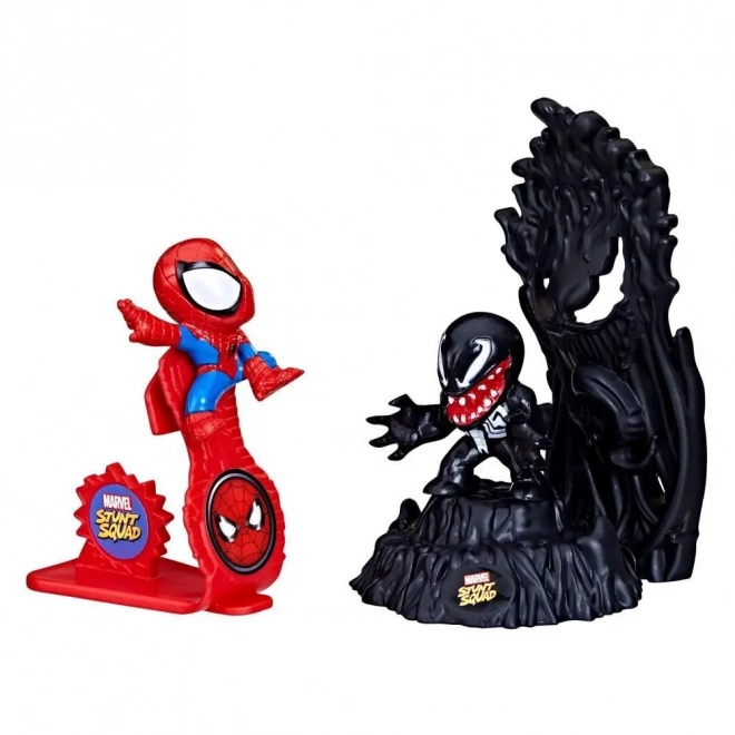 Figurine Eroi vs Răufăcători, Spider-Man și Venom