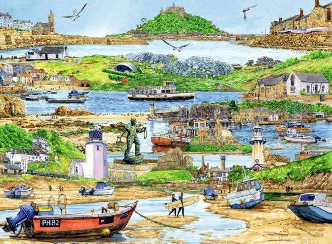 Puzzle RAVENSBURGER Evadare în Cornwall 500 piese
