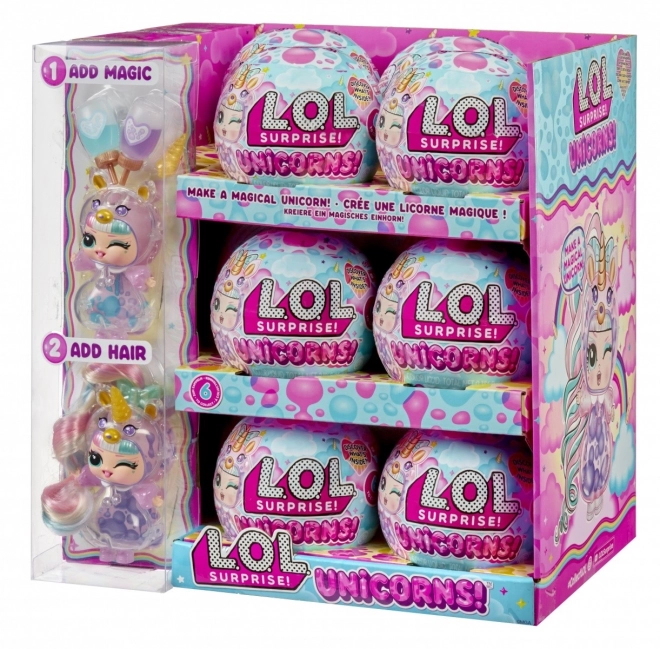 Păpușă L.O.L. Surprise Unicorn Tots Display 12 bucăți