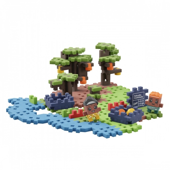 Set construcție Mini Waffle Plantatia de cacao