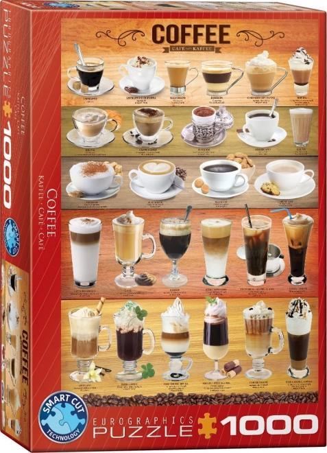 Puzzle 1000 piese Cafea EUROGRAPHICS