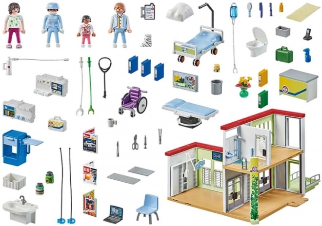 Spital modern eroii acțiunii