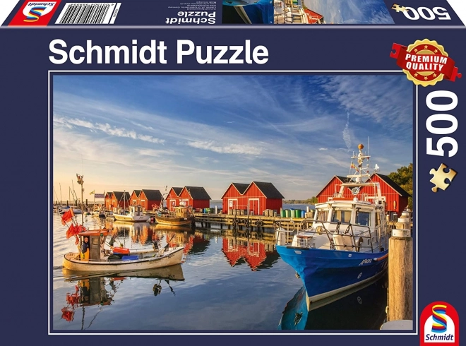 Puzzle Schmidt Portul Weisse Wiek, Germania 500 piese