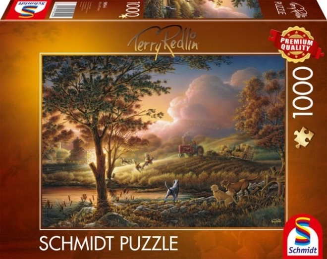 Puzzle Recoltare în Lumina Soarelui 1000 piese