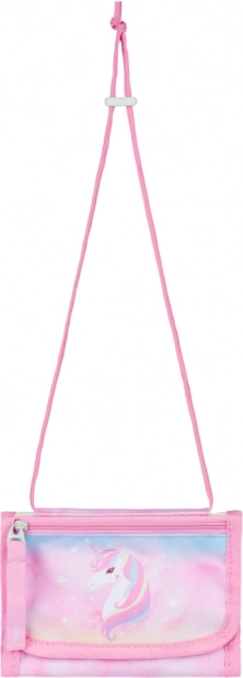 Baagl set Zippy Plus Rainbow Unicorn: ghiozdan, penar, saculet, sort, portofel