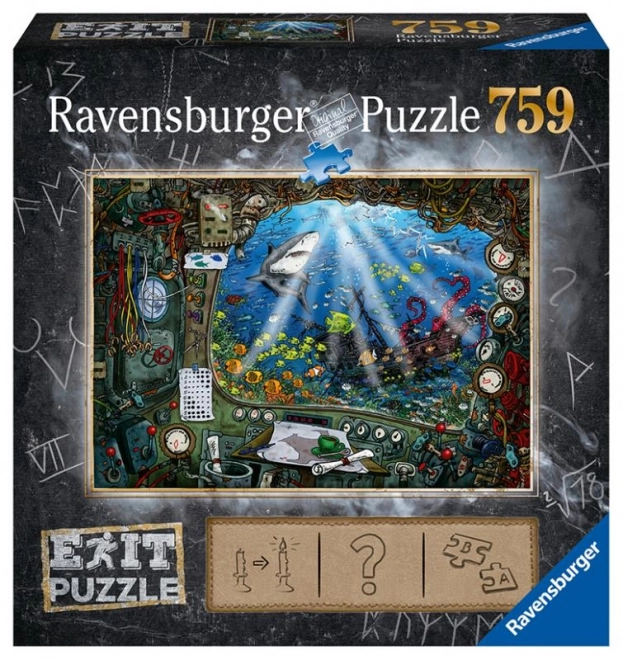 puzzle Ravensburger Exit - submarin