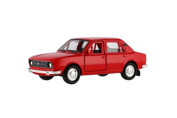 Mașină de jucărie Škoda 105L din metal și plastic, 11cm, 1:34-39