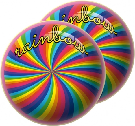 Minge curcubeu Fluorine 22 cm