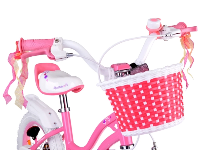 Bicicletă pentru fete Royalbaby Star Girl albastră – Roz