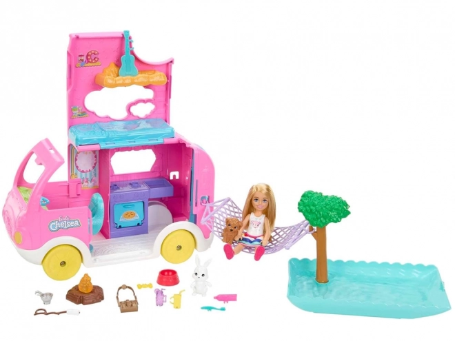 Set de joacă Camper Chelsea BARBIE