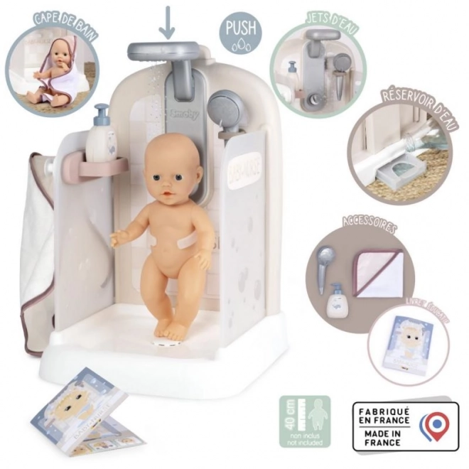 Cabina de duş pentru păpuşi Baby Nurse