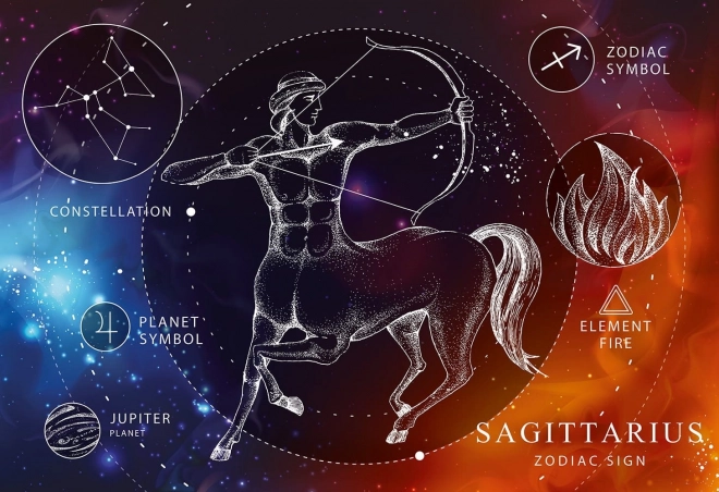 Puzzle Interdruk Zodiac Săgetător 250 piese