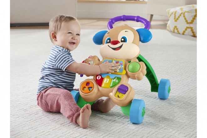 Fisher-Price Râde și învață - Cățeluș de mers