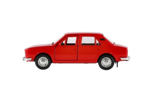 Mașină de jucărie Škoda 105L din metal și plastic, 11cm, 1:34-39