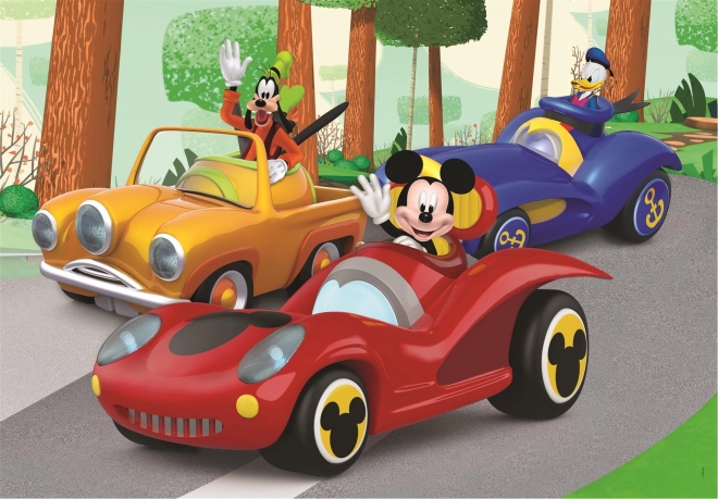 Puzzle Mickey în excursie MAXI 24 piese