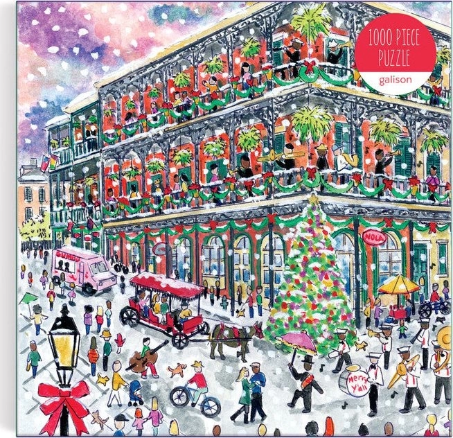 Puzzle Galison Crăciun în New Orleans 1000 piese