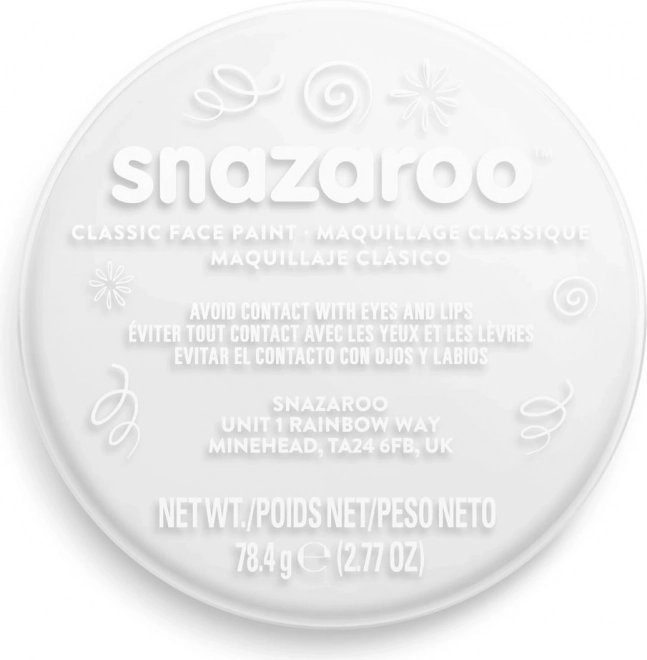 Snazaroo vopsea albă pentru față 75 ml