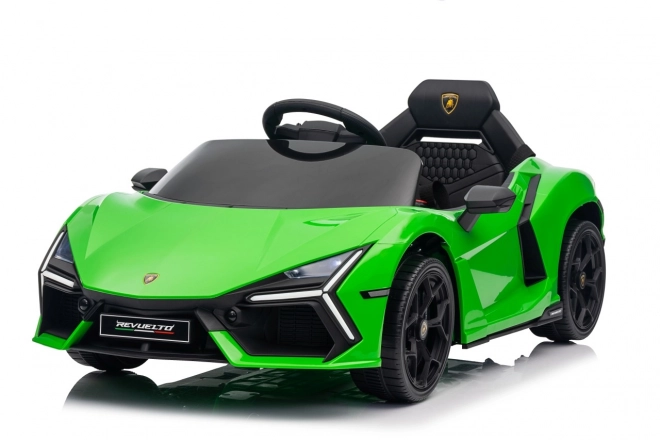 Mașinuță electrică Lamborghini Revuelto verde