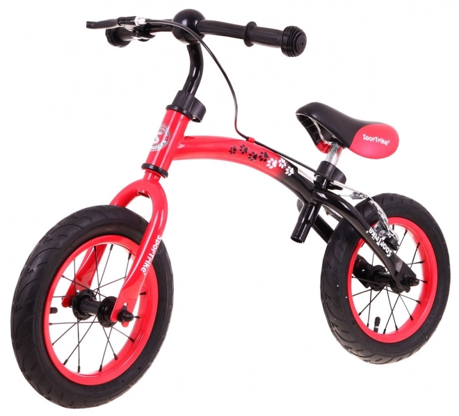 Bicicletă de echilibru pentru copii Boomerang SporTrike roșu