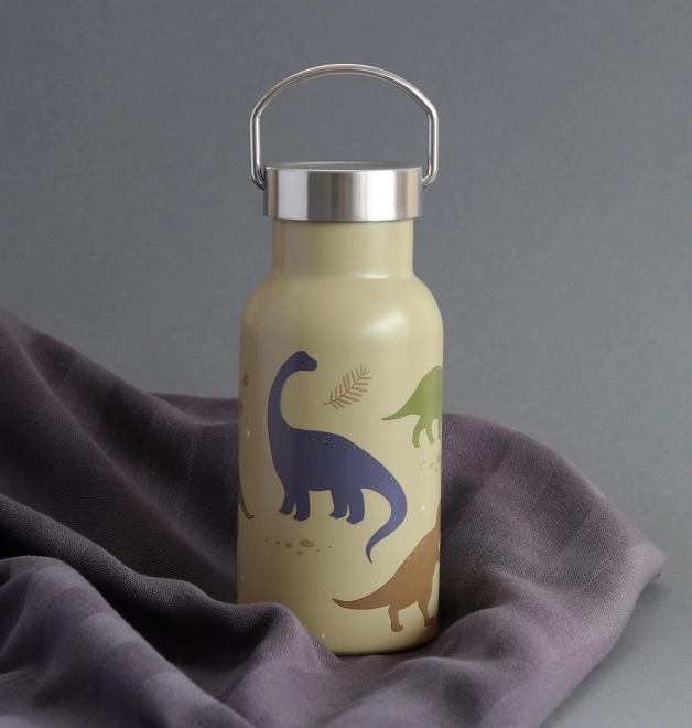Sticlă din oțel inoxidabil pentru copii - Dinozauri