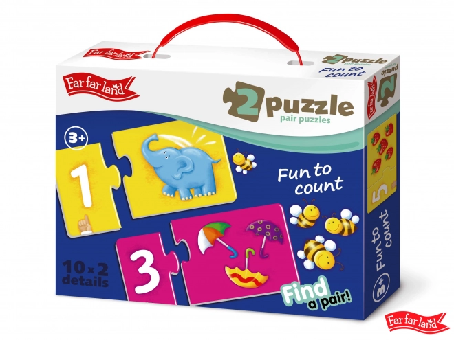 Puzzle Far Far Land cu potrivire 10 imagini