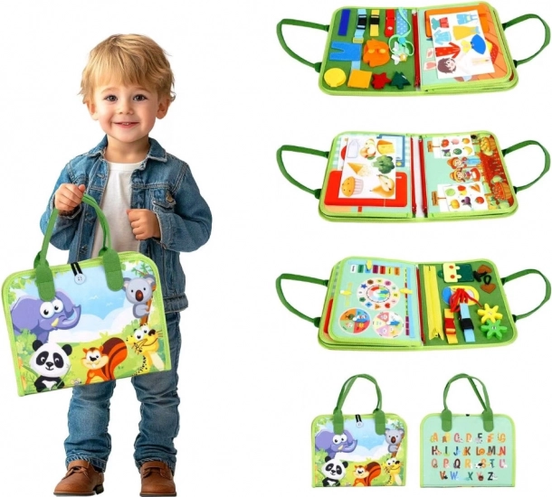 Carte senzorială busy Safari 2Kids Toys