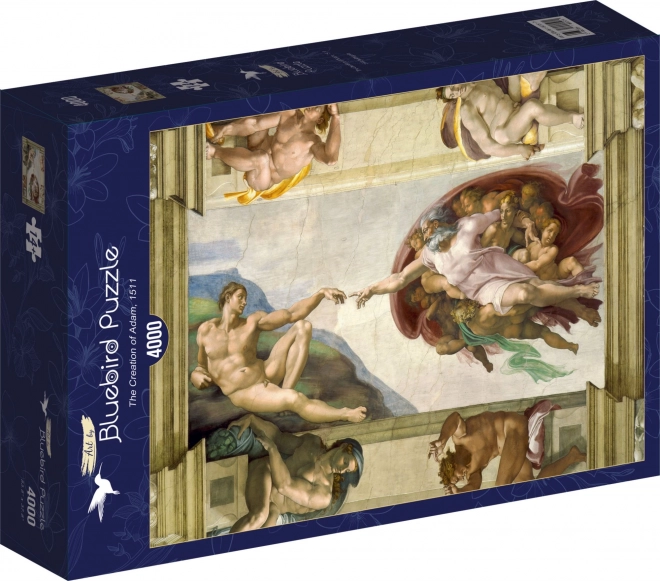 Puzzle Bluebird Stvoření lui Adam 4000 piese
