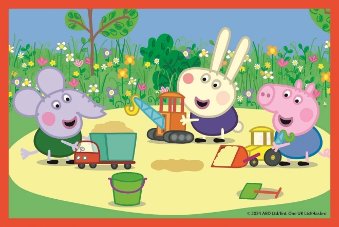 Clemontoni cuburi puzzle Peppa Pig