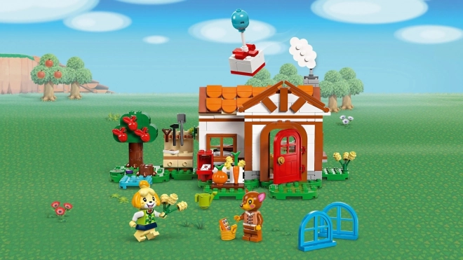 vizită la Isabelle - set de construcție Animal Crossing