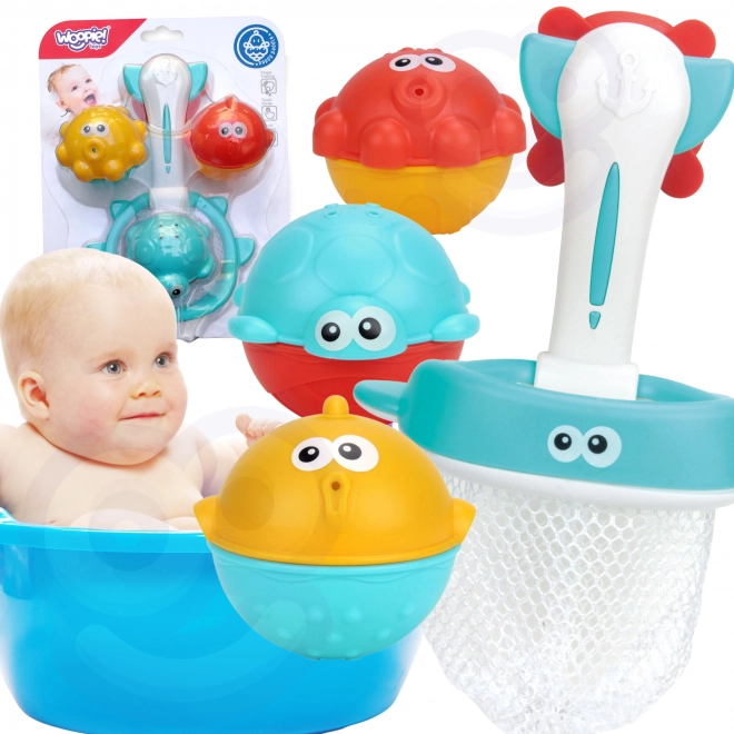 Set de Baie pentru Copii Woopie - Pescuit de Pești