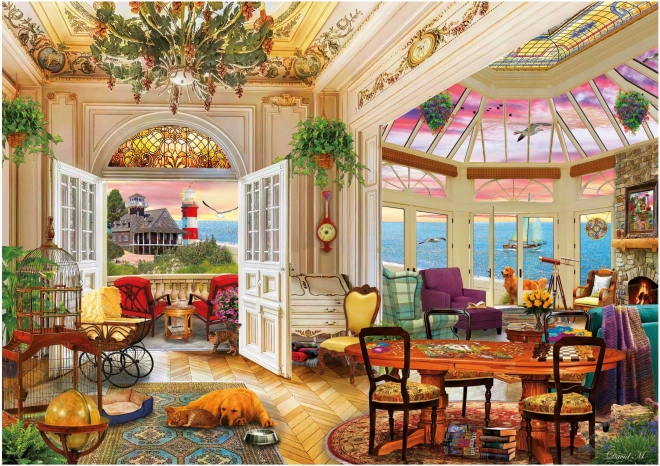 Puzzle Viața la Mare 3000 de piese EDUCA