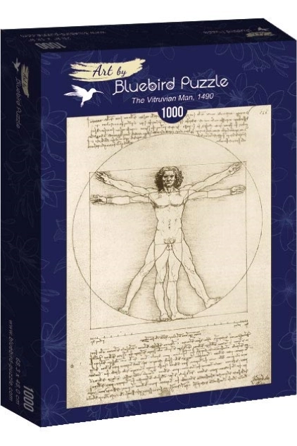 Puzzle omul vitruvian de BLUEBIRD - 1000 piese