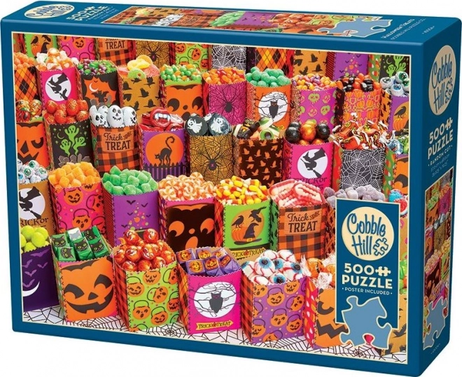 Puzzle Halloween Dulciuri 500 Piese