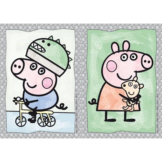 Carte de colorat A5 Pictează cu apă Peppa Pig