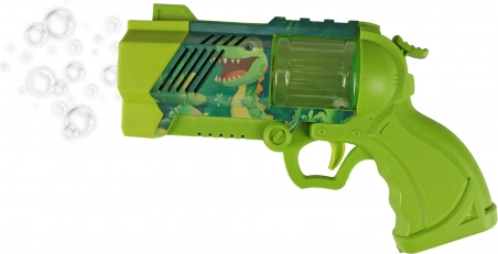 Pistol cu bule dinozaur cu lumină – verde