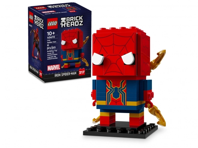 Figurină BrickHeadz Iron Spider-Man