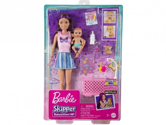 Set de joacă Barbie dădacă