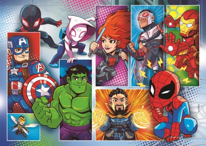 Puzzle supereroi Marvel 2x20 piese