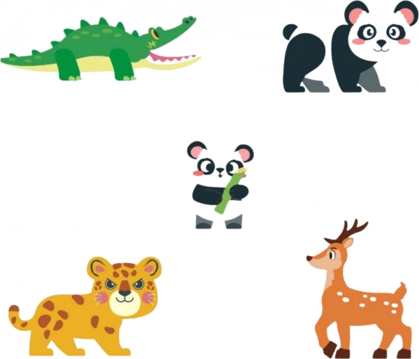 Figurine drăguțe cu animale rare