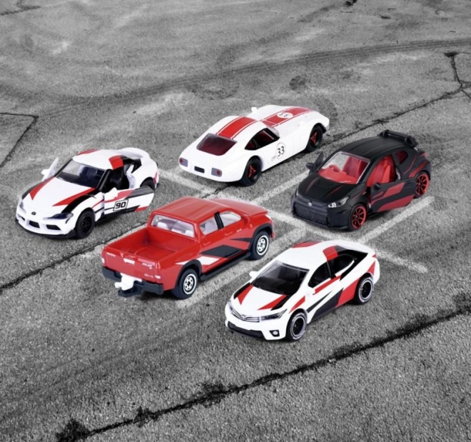 set cadou mașinuțe Toyota Racing