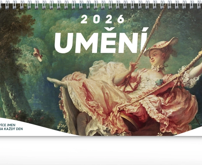 Calendar de birou Artă 2026 – 14 zile