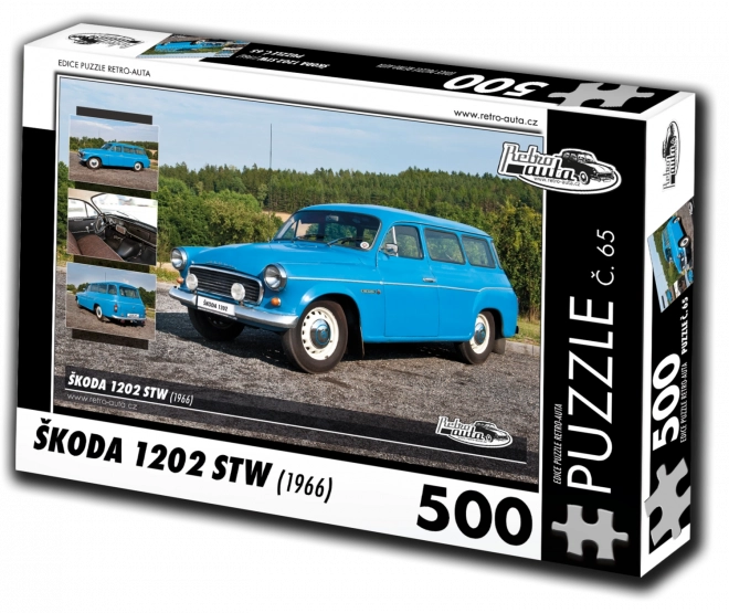 Puzzle Retro-Auta Škoda 1202 STW