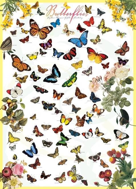 Puzzle fluturi 1000 piese