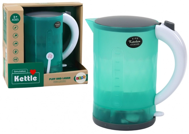 Cana electrică de jucărie cu lumină și sunet verde