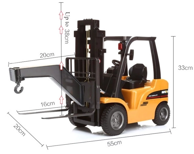 Stivuitor cu macara 1:10 8CH 2,4GHz RTR